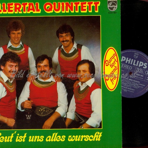 LP-ZILLERTAL QUINTETT HEUT IST UNS ALLES WURSCHT