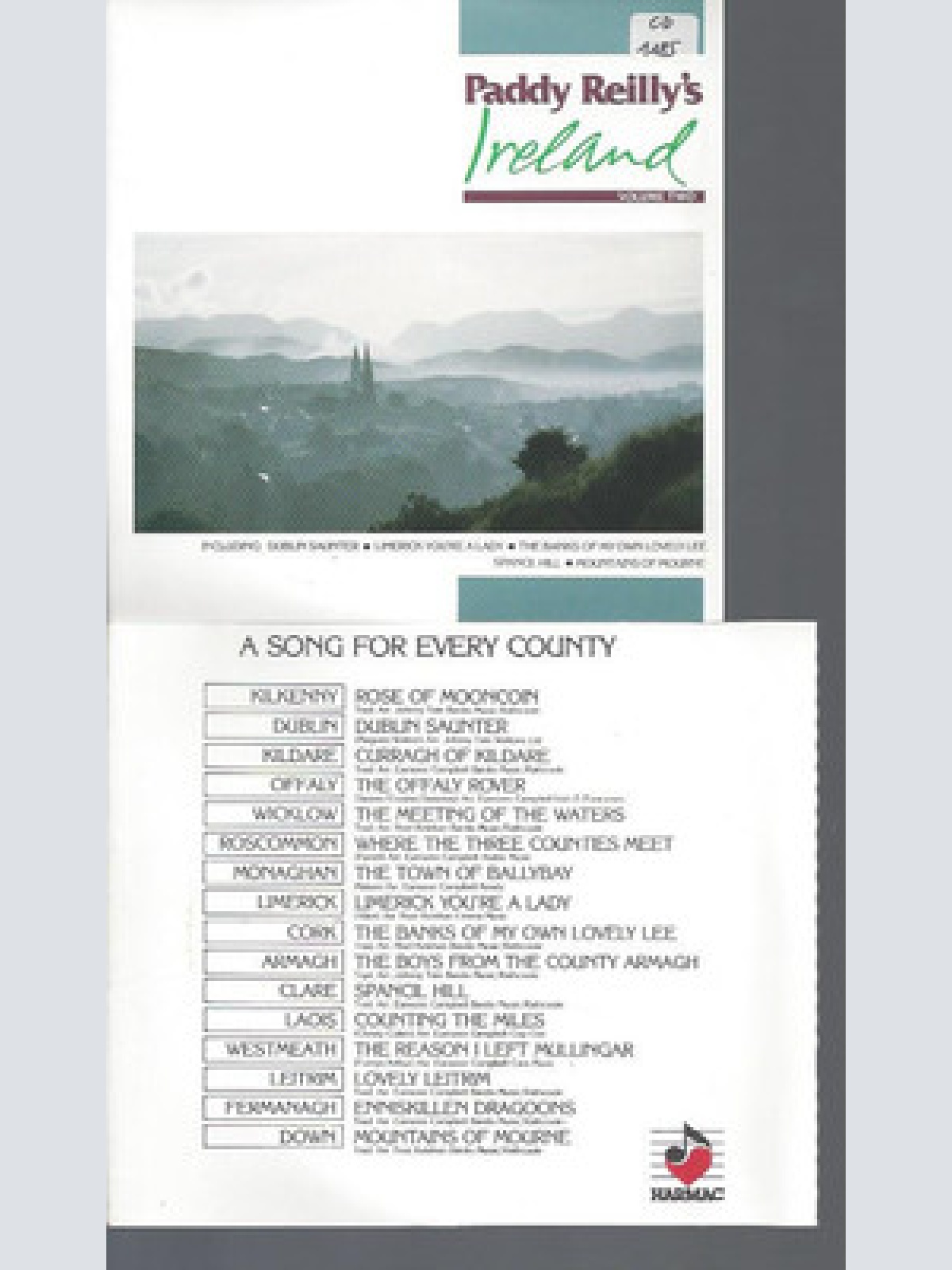 CD--PADDY REILLY'S IRELAND VOLUME 2