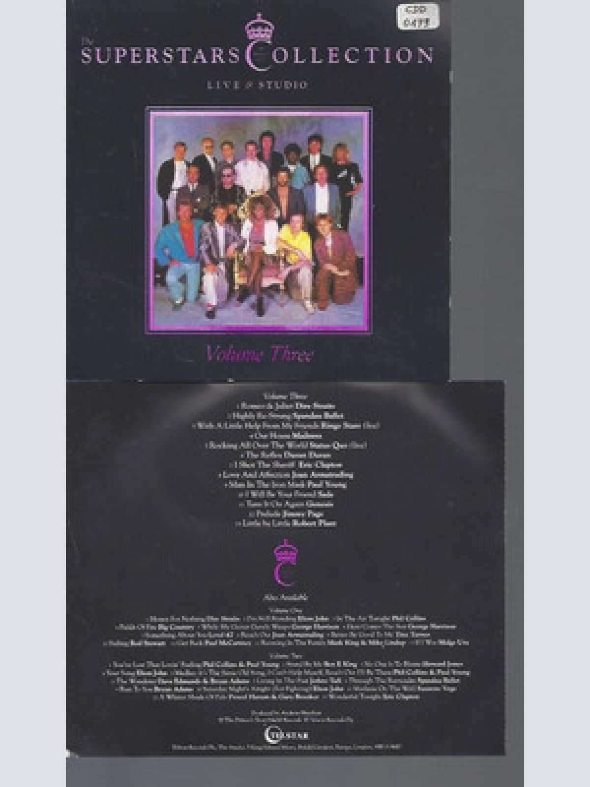 CD-- Various – The Superstars Collection - Volume Three //DIRE STRAITS/GENESIS