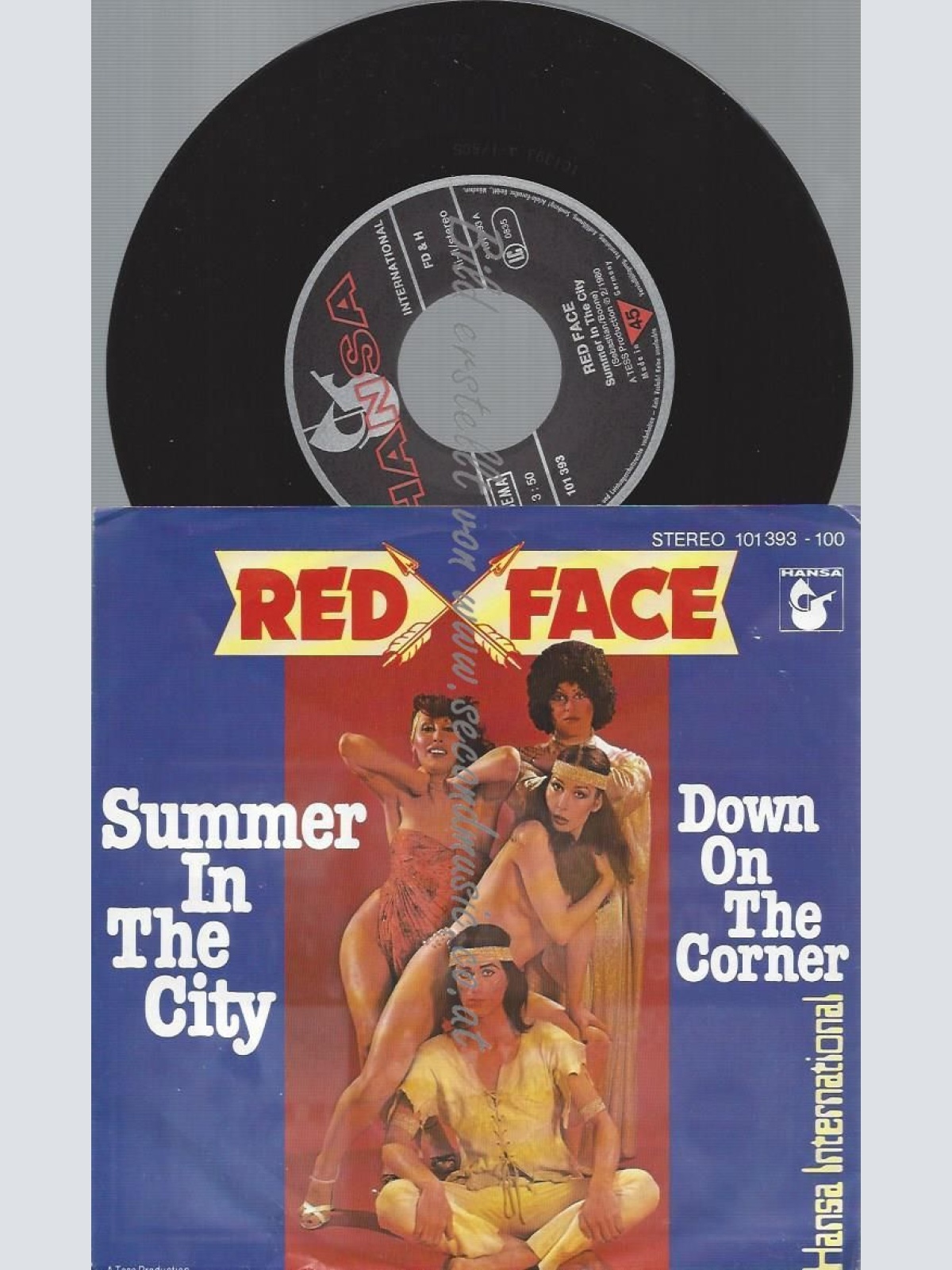 7"   Red Face – Summer In The City