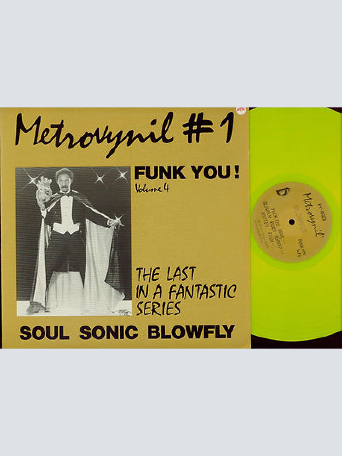 LP-- Blowfly – Soul Sonic Blowfly--LIMITED YELLOW --FUNK OR DIE