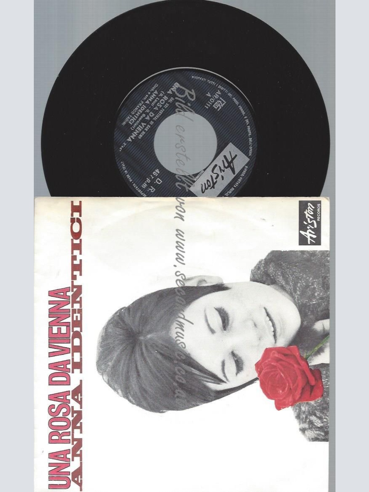 7"   Anna Identici – Una Rosa Da Vienna