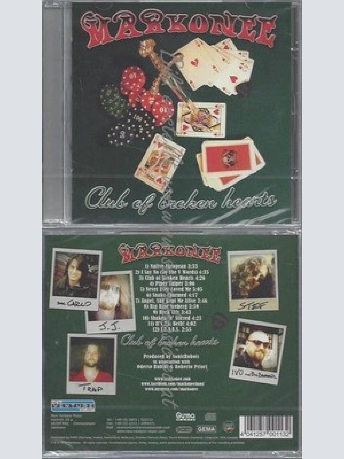 CD--MARKONEE--CLUB OF BROKEN HEARTS