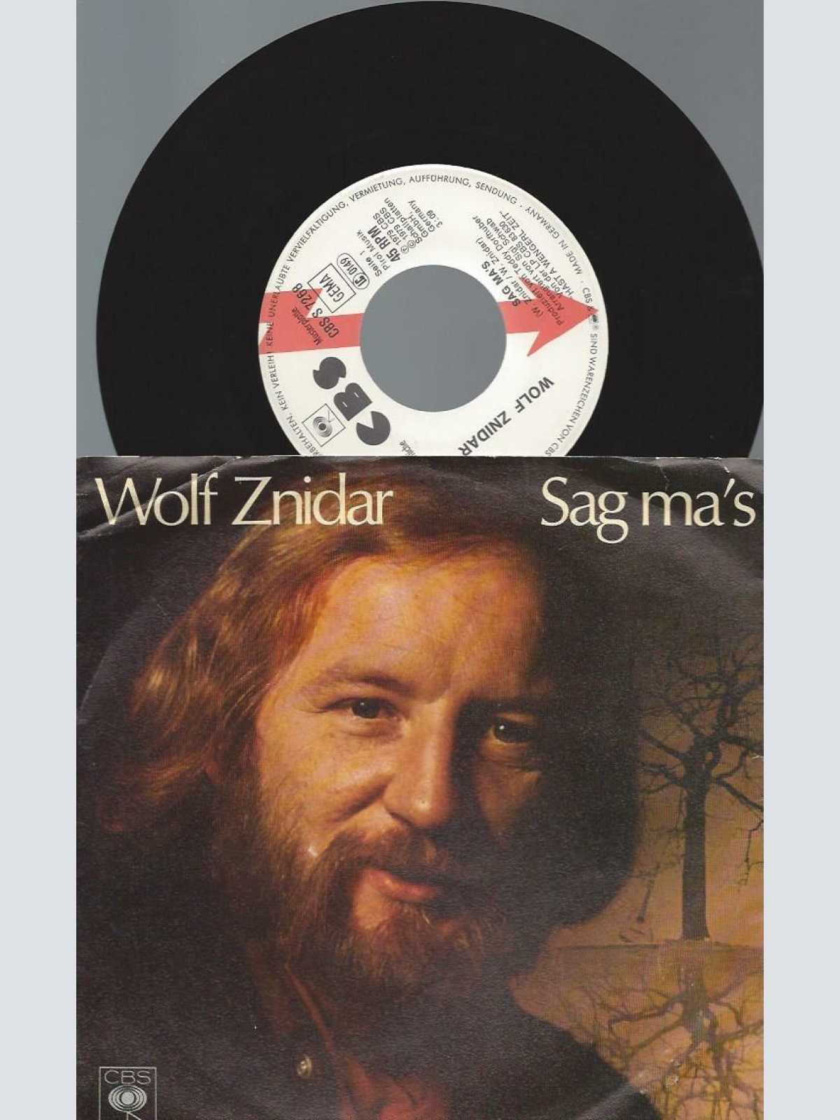 7" Wolf Znidar – Sag Ma's / Promo