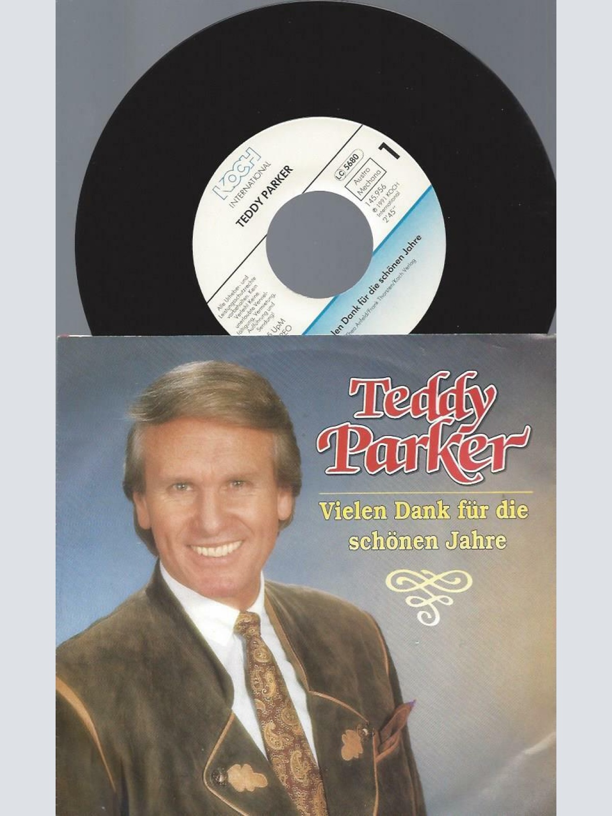 7" Teddy Parker – Vielen Dank Für Die Schönen Jahre