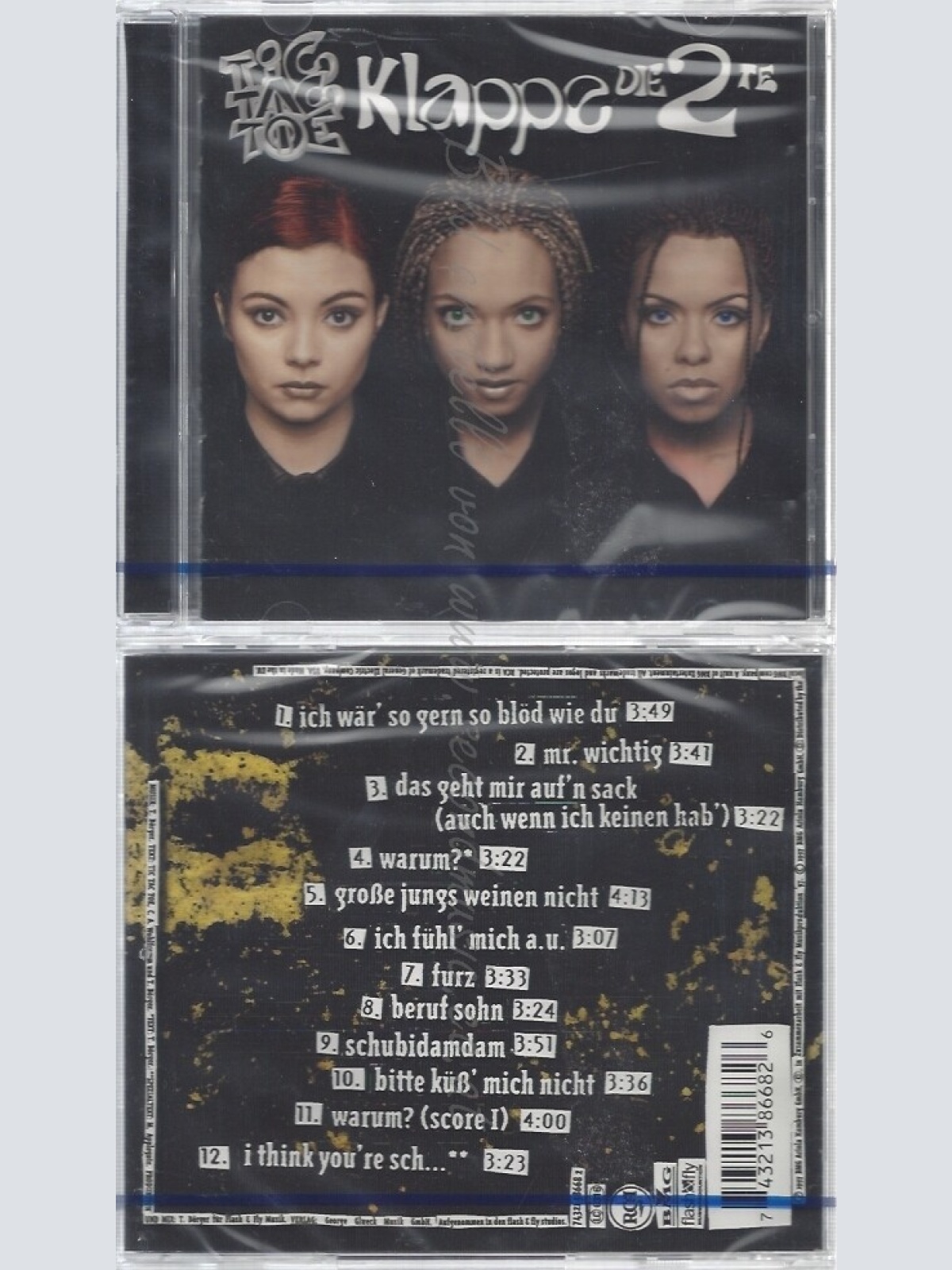 CD--NM-SEALED-TIC TAC TOE -1997- -- KLAPPE DIE 2TE