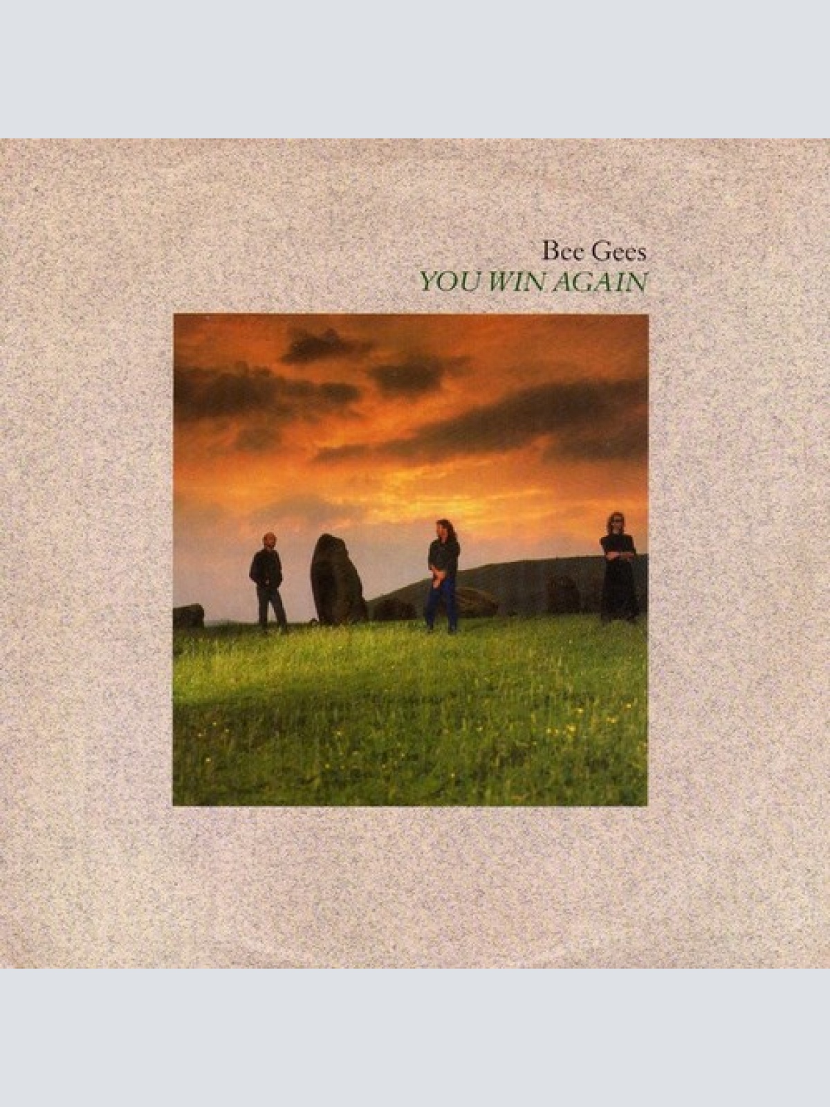 7", Single Bee Gees - You Win Again