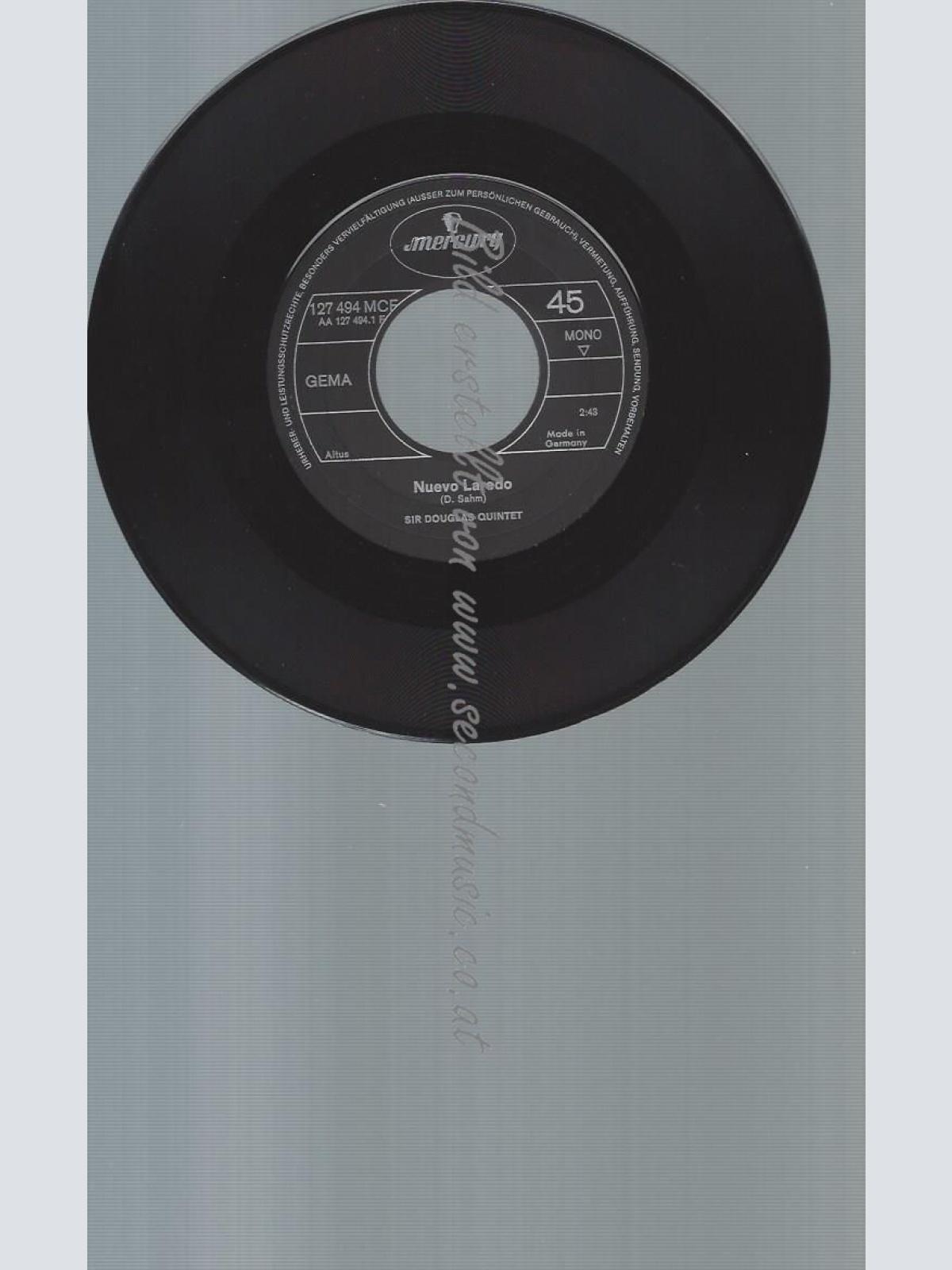 7"  Sir Douglas Quintet  Nuevo Laredo