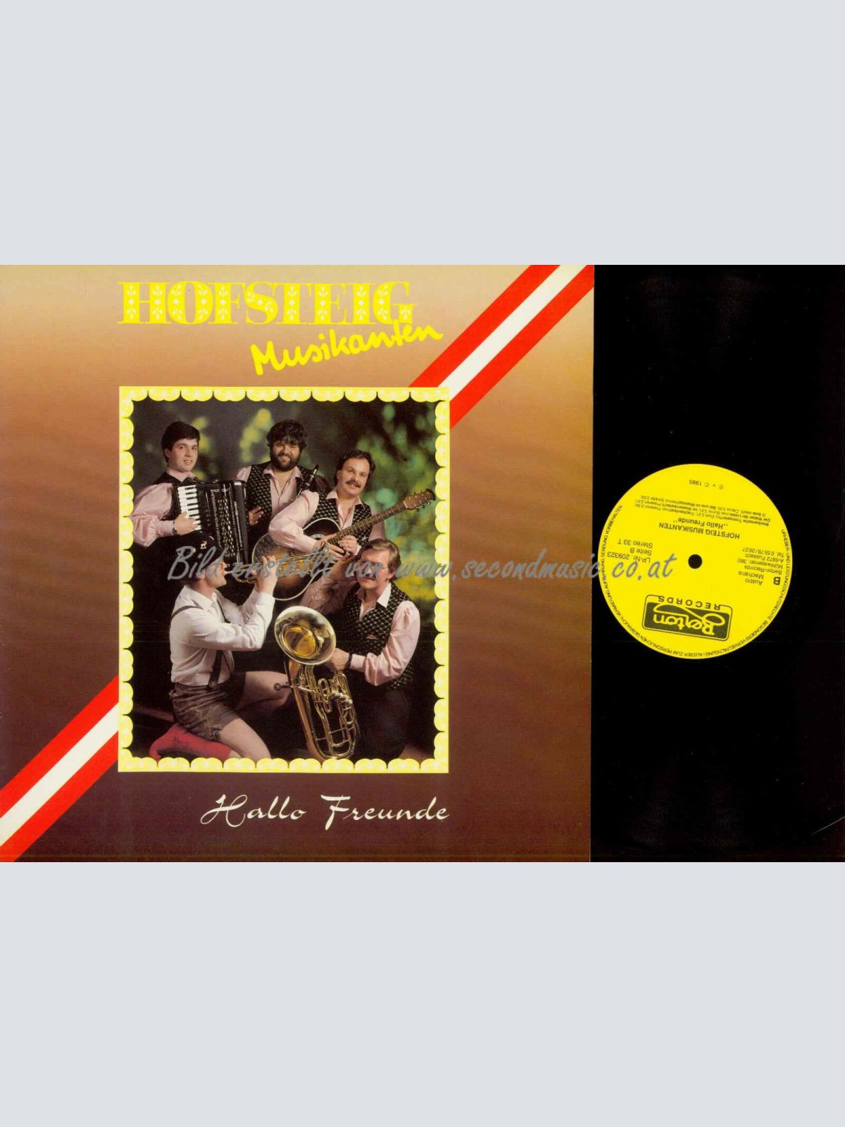 LP--Hofsteig Musikanten -- Hallo Freunde  //NM