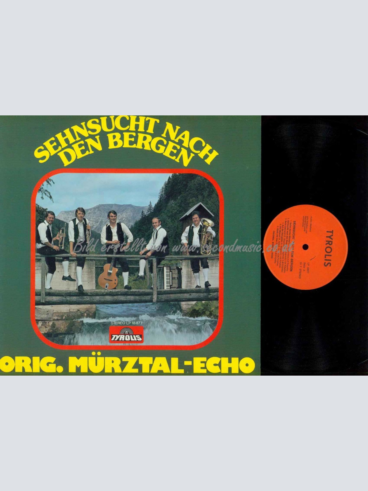 LP--Orig. Mürztal-Echo – Sehnsucht Nach Den Bergen   //    //NM