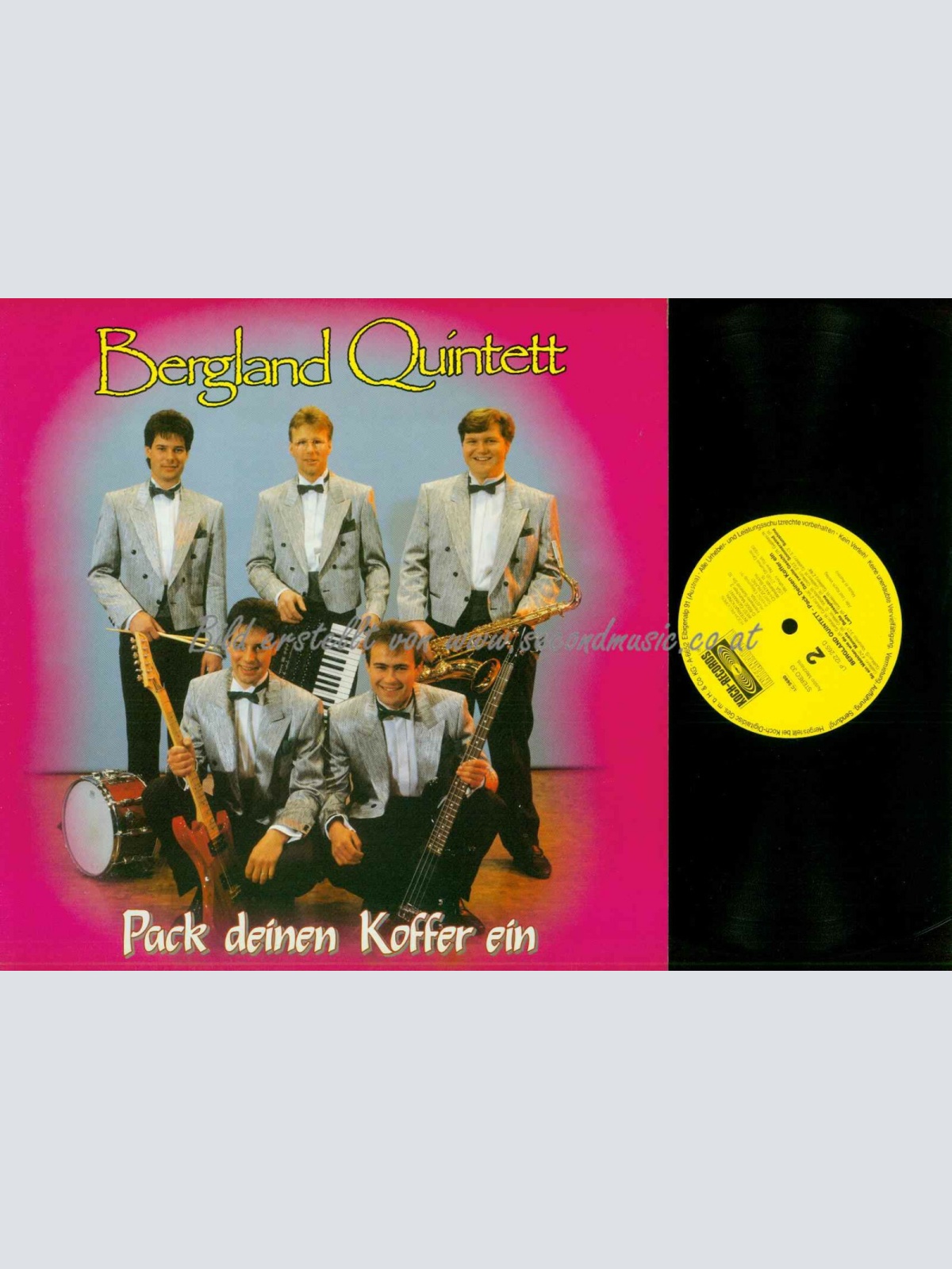 LP--Bergland Quintett – Pack Deinen Koffer ein  //    //NM