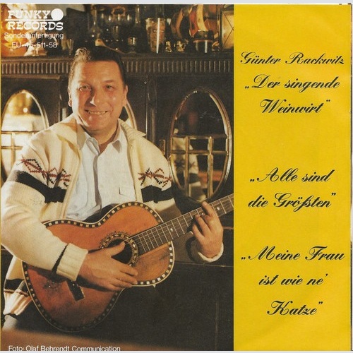 7" Günter Rackwitz - Alle Sind Die Größten