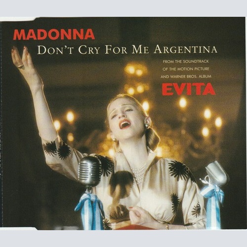 CD, Single Madonna - Don't Cry For Me Argentina