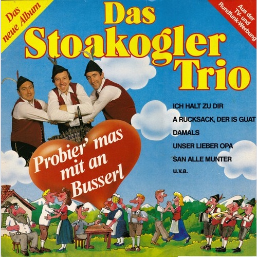 LP, Album Das Stoakogler Trio* - Probier' Mas Mit An Busserl