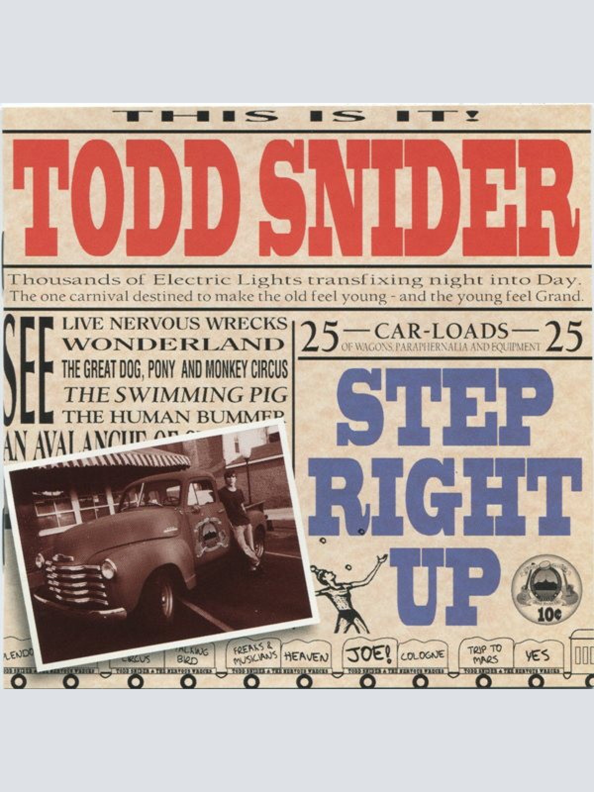 CD, Album Todd Snider - Step Right Up