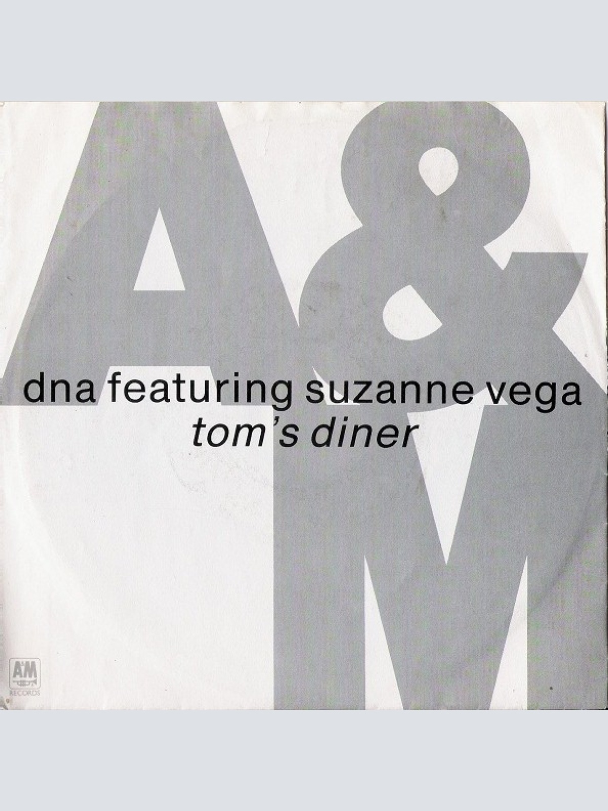 7", Single DNA Featuring Suzanne Vega - Tom's Diner