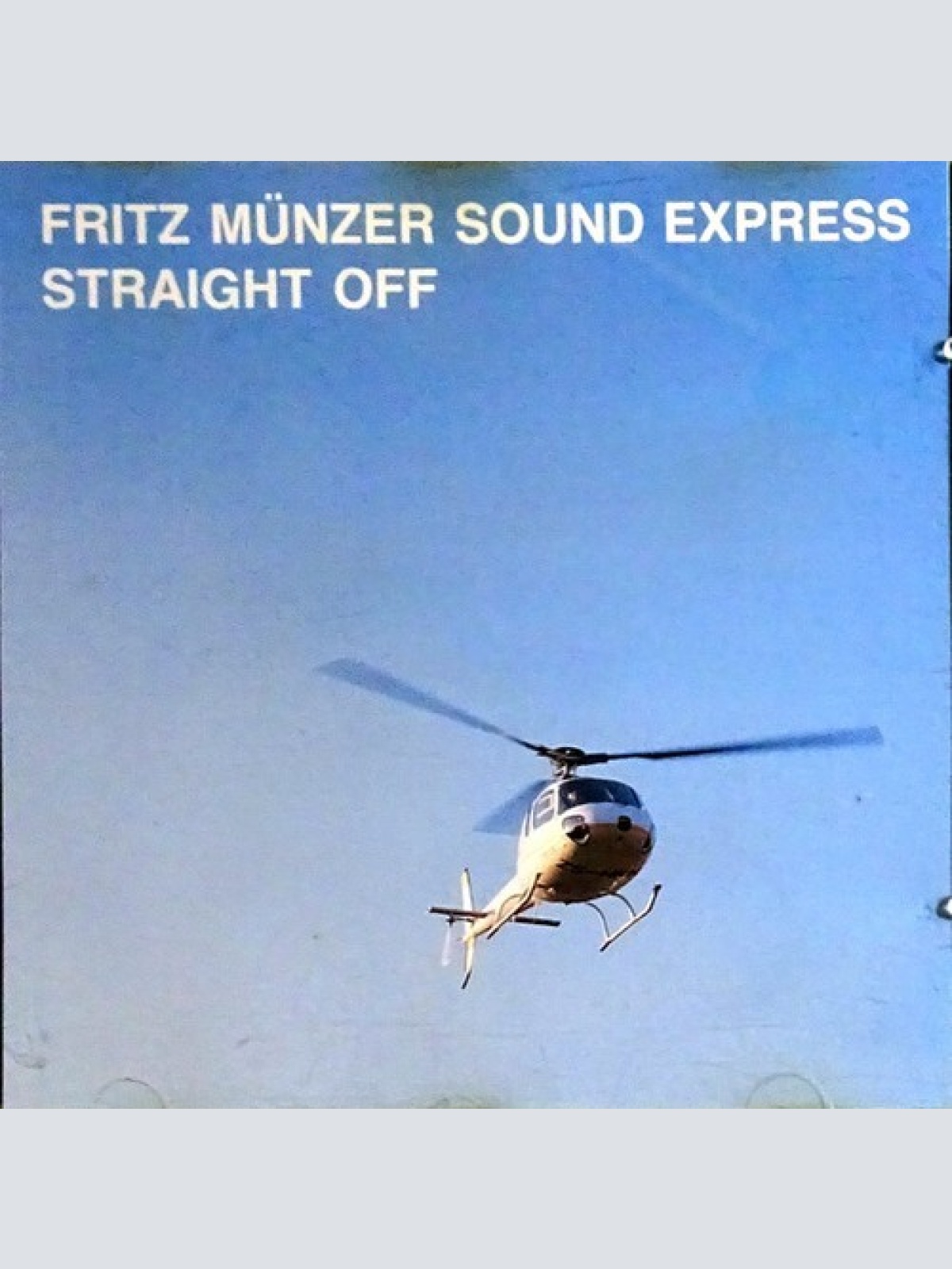 CD Fritz Münzer Sound Express - Straight Off