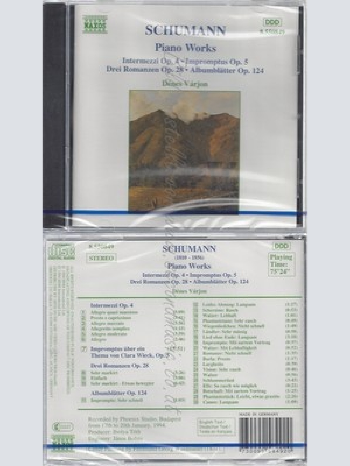 CD--NM-SEALED-DENES VARJON UND ROBERT SCHUMANN -KOMPONIST- -1995- -- KLAVIERWER