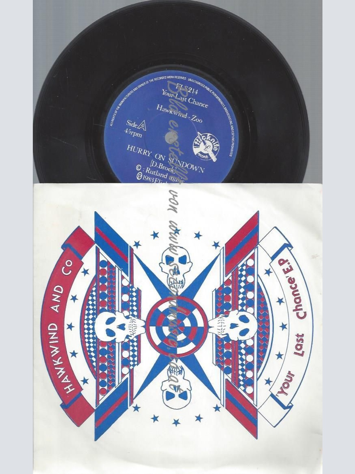 7"HAWKIND AND CO YOUR LAST CHANCE EP