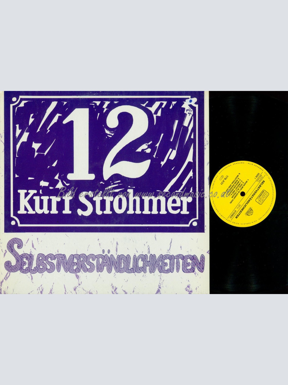 LP--KURT STOHMER SELBSTVERSTÄNDLICHKEITEN