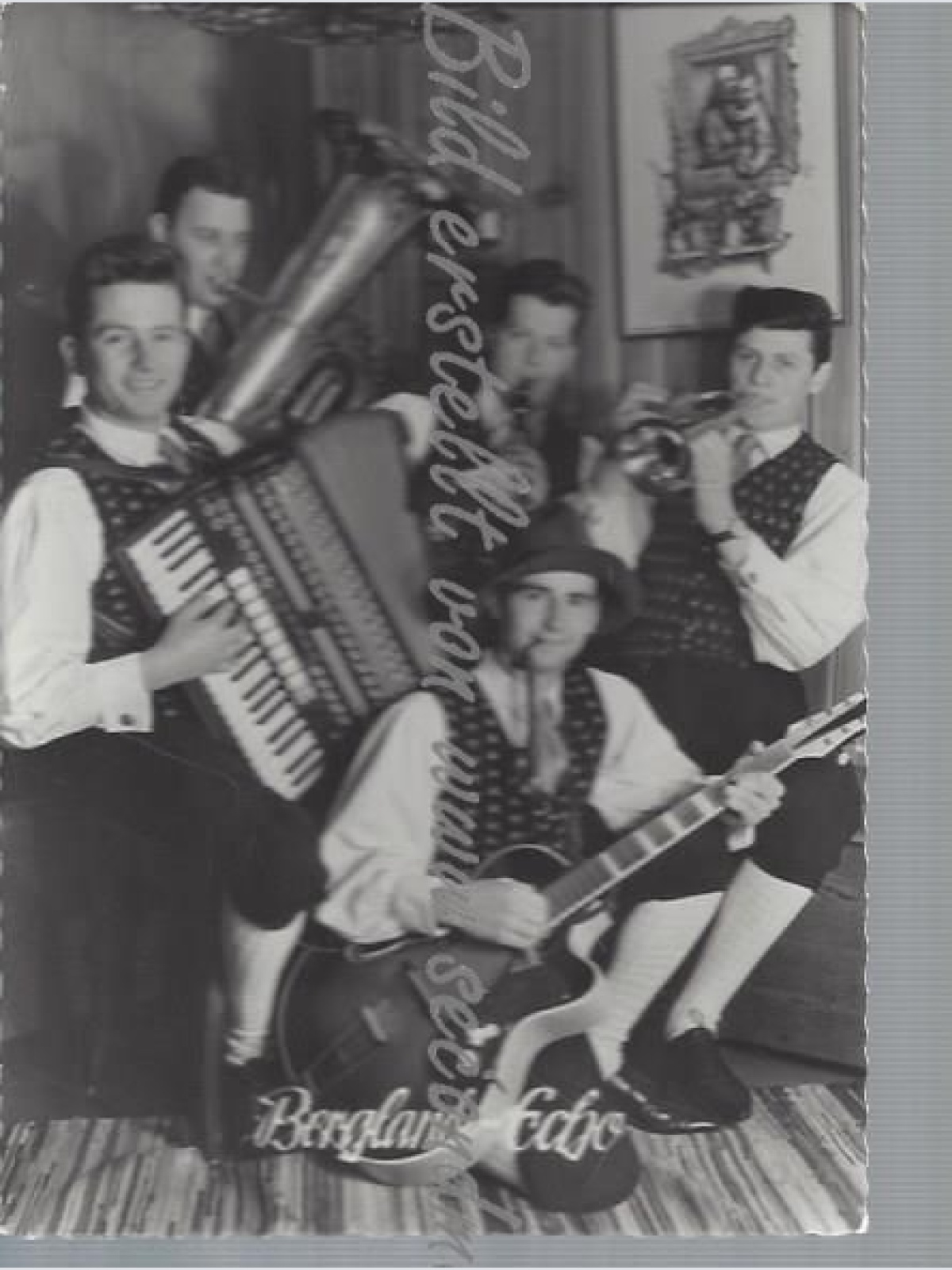 POSTKARTE  --DAS BERGLANDECHO //