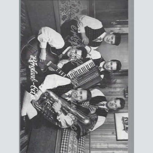 AUTOGRAMMKARTE   --DAS BERGLANDECHO //2