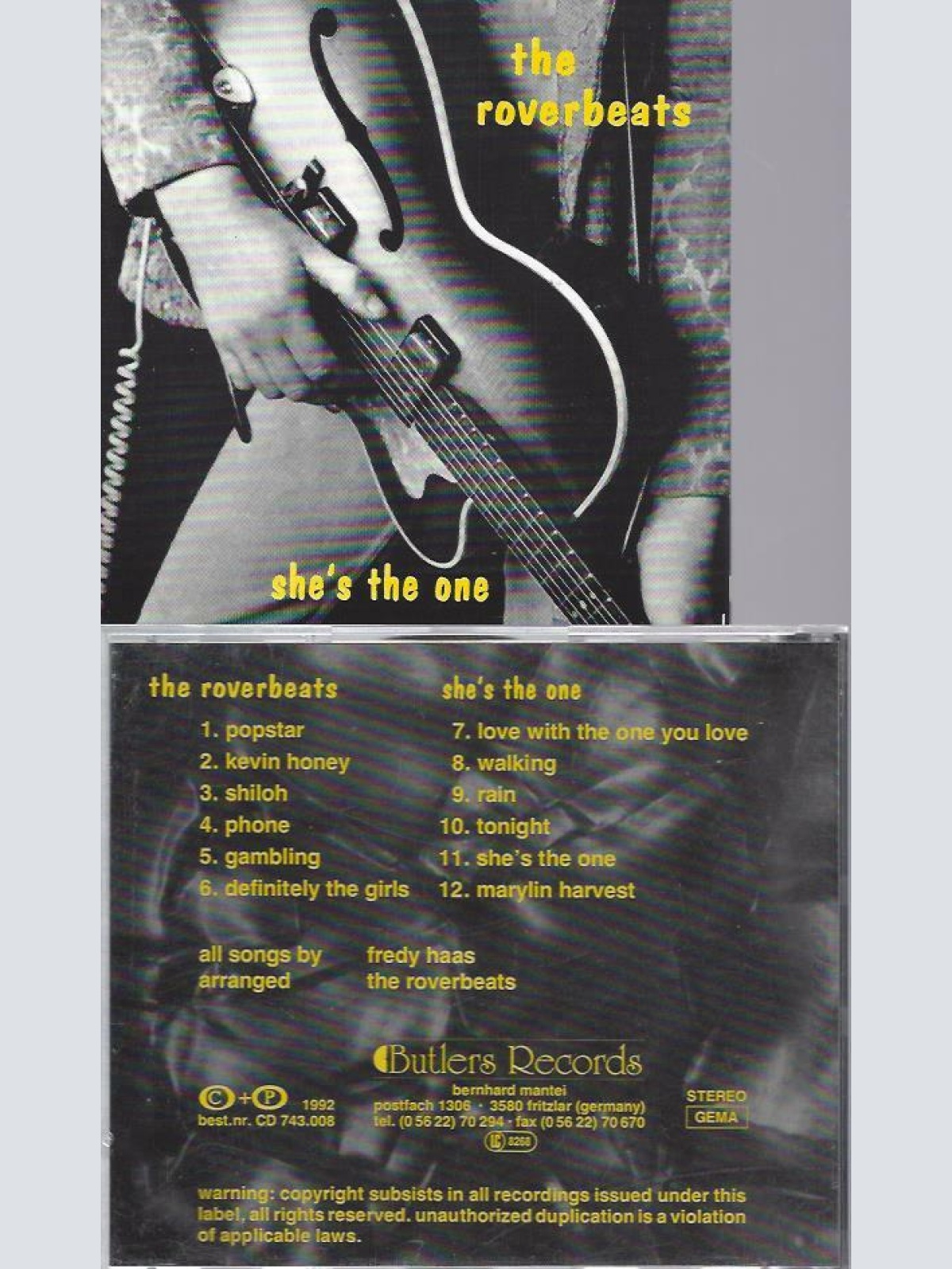 CD -The Roverbeats She's the one