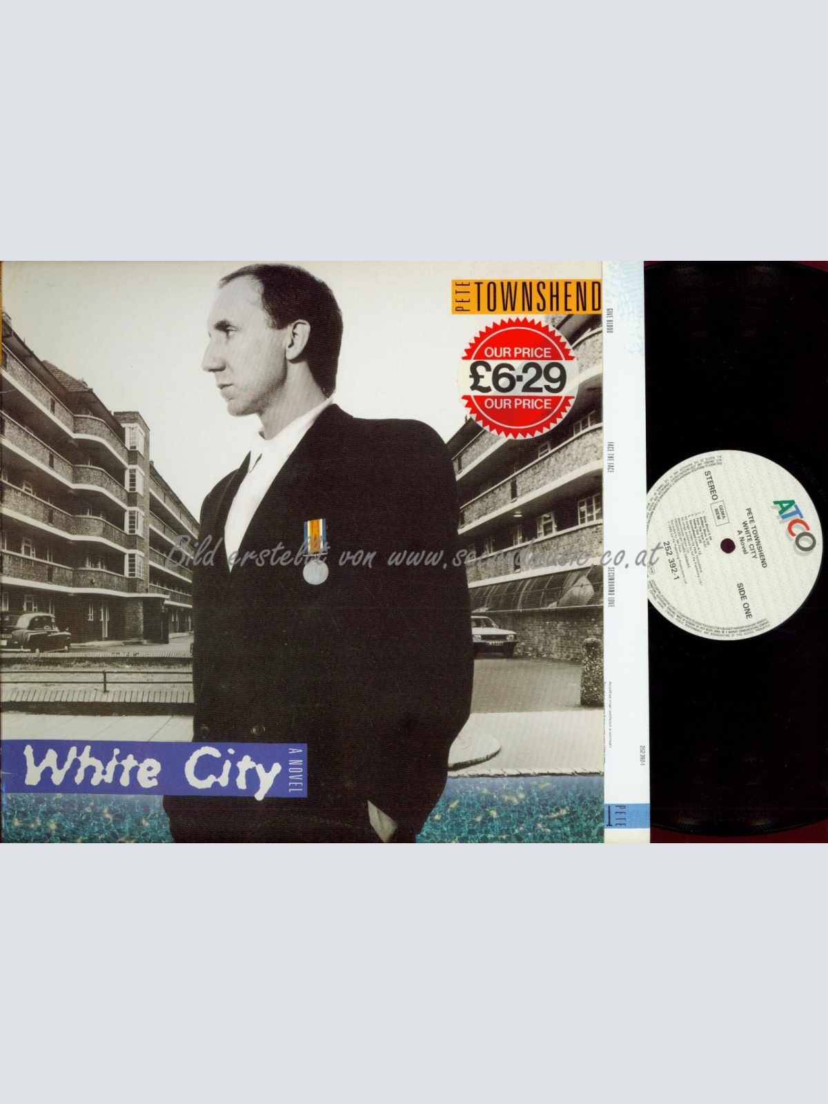 LP--PETE TOWNSHEND WHITE CITY A NOVEL //252392-1