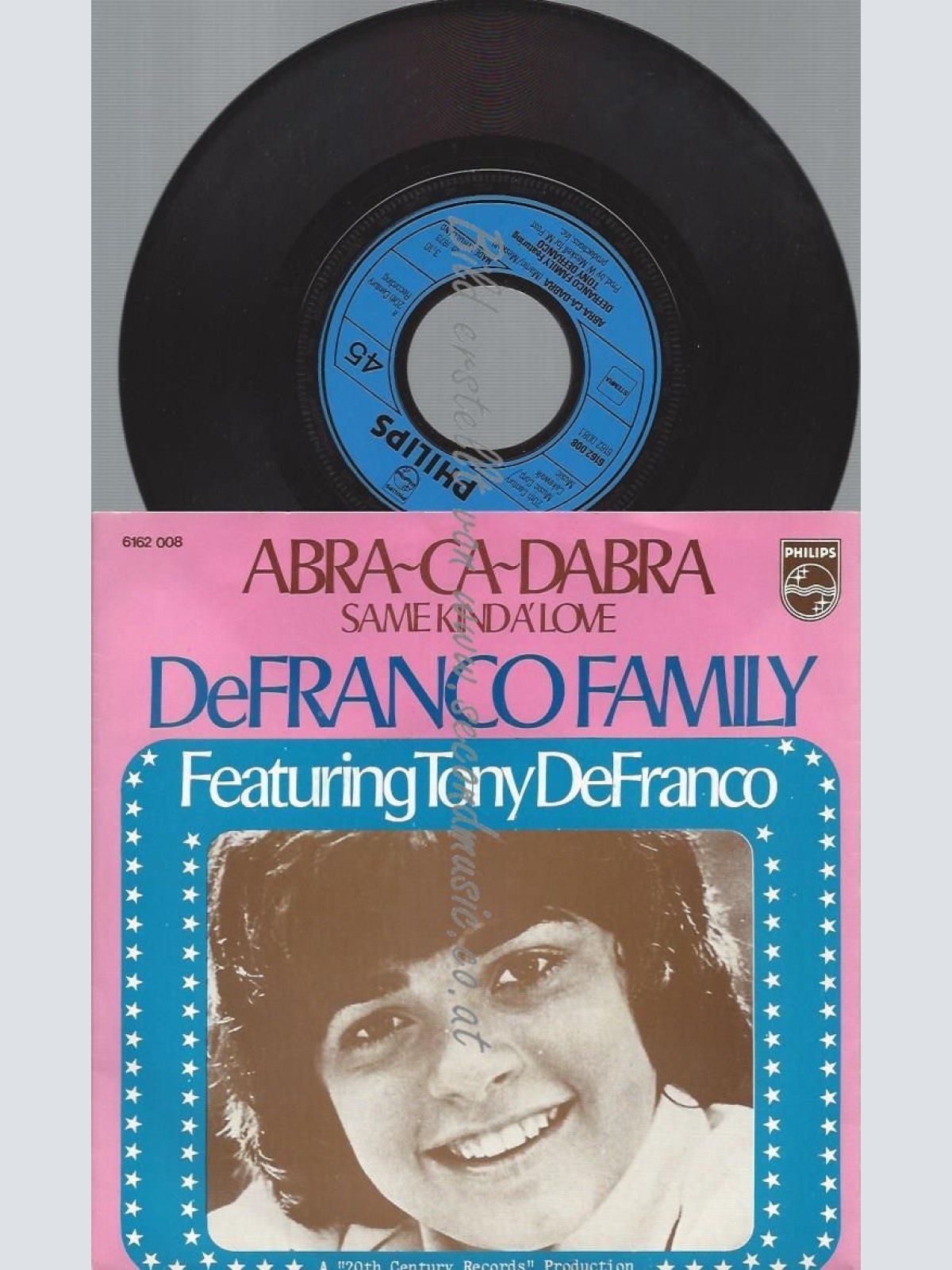 7"  DeFranco Family Featuring Tony DeFranco  Abra-Ca-Dabra