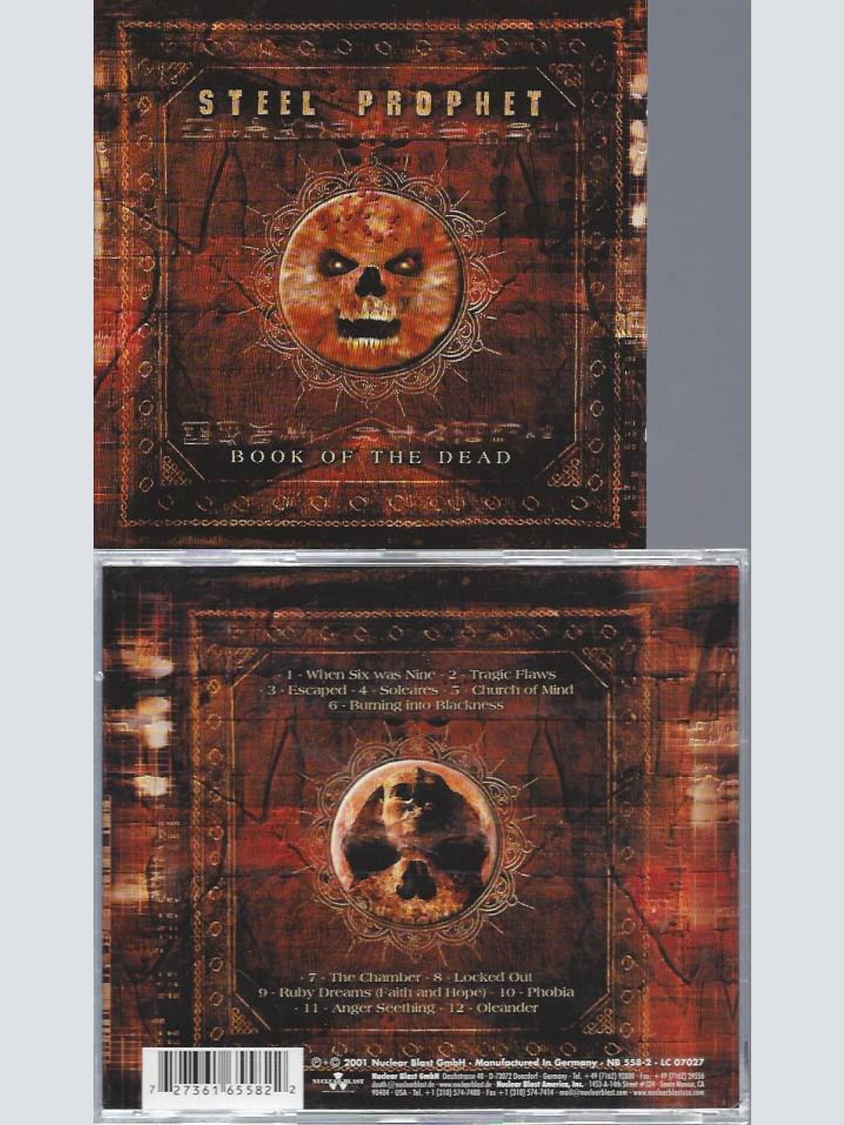 CD-- STEEL PROPHET BOOK OF THE DEAD  JEWEL CASE // USED