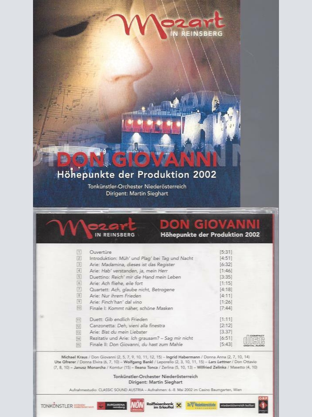 CD -Mozart in Reinsberg  Don Giovanni
