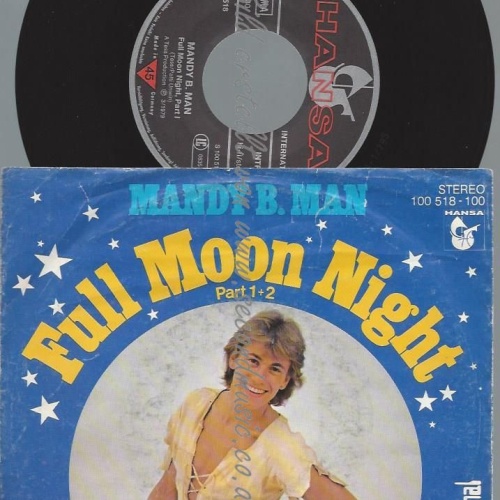 7"   Mandy B. Man  Full Moon Night