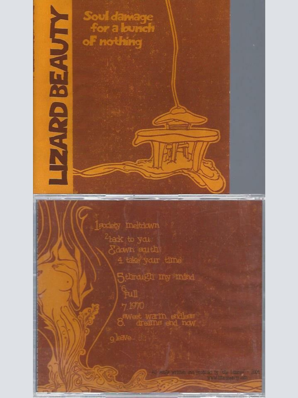 CD-- LIZARD BEAUTY SOUL DAMAGE FOR A BUNCH OF NOTHING