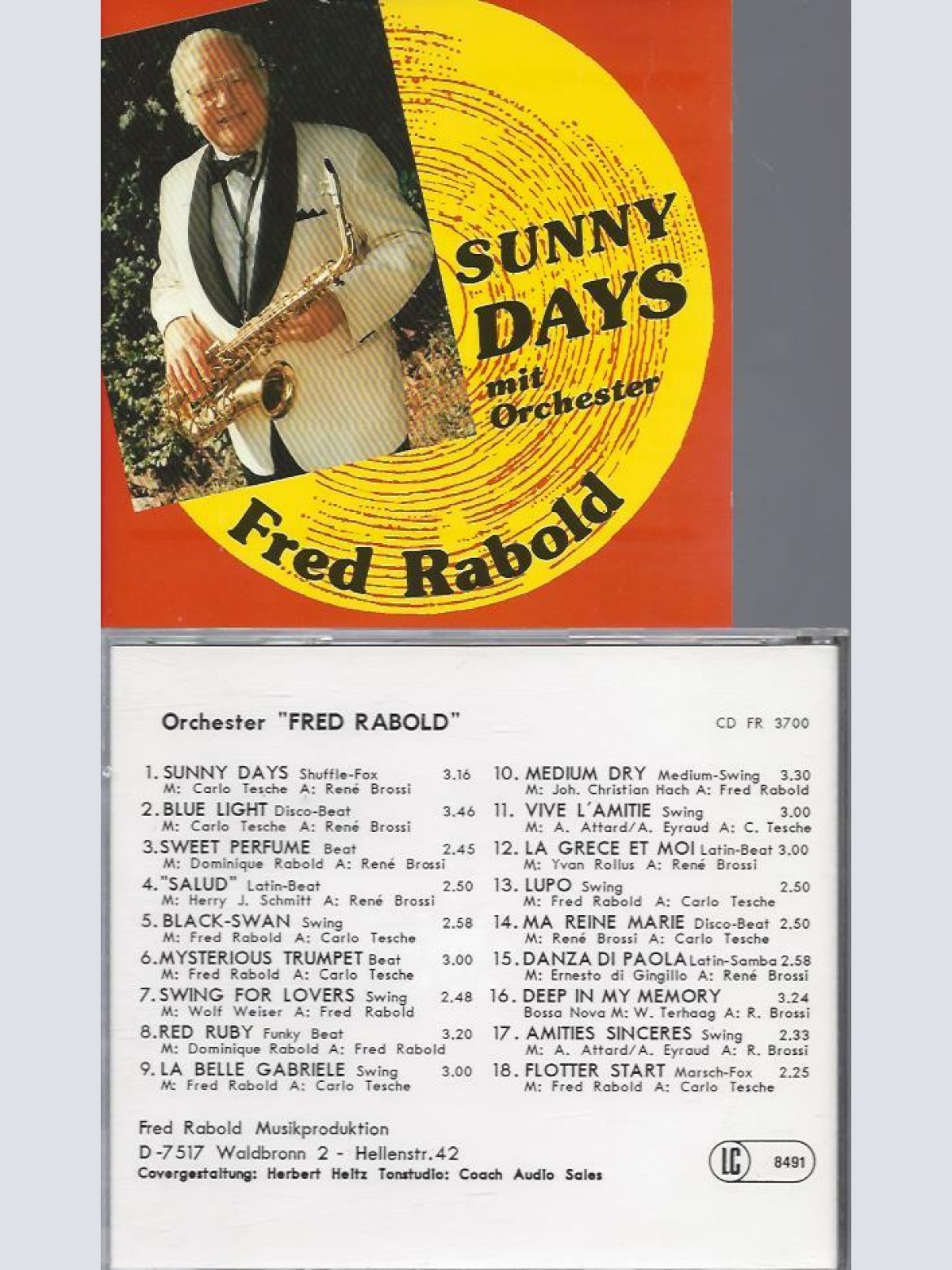 CD-Fred Rabold Sunny Days