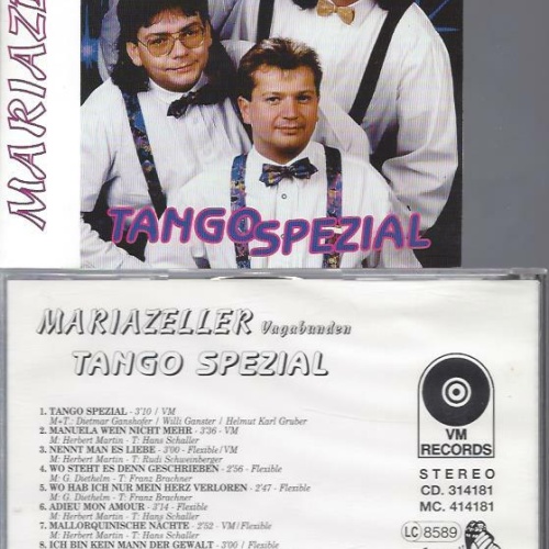 CD- Mariazeller Vagabunden Tango Spezial