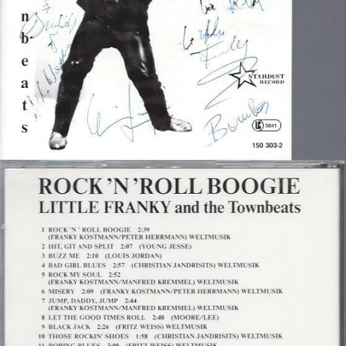 CD- Little Franky & the Townbeats Rock n Roll Boogie // signed
