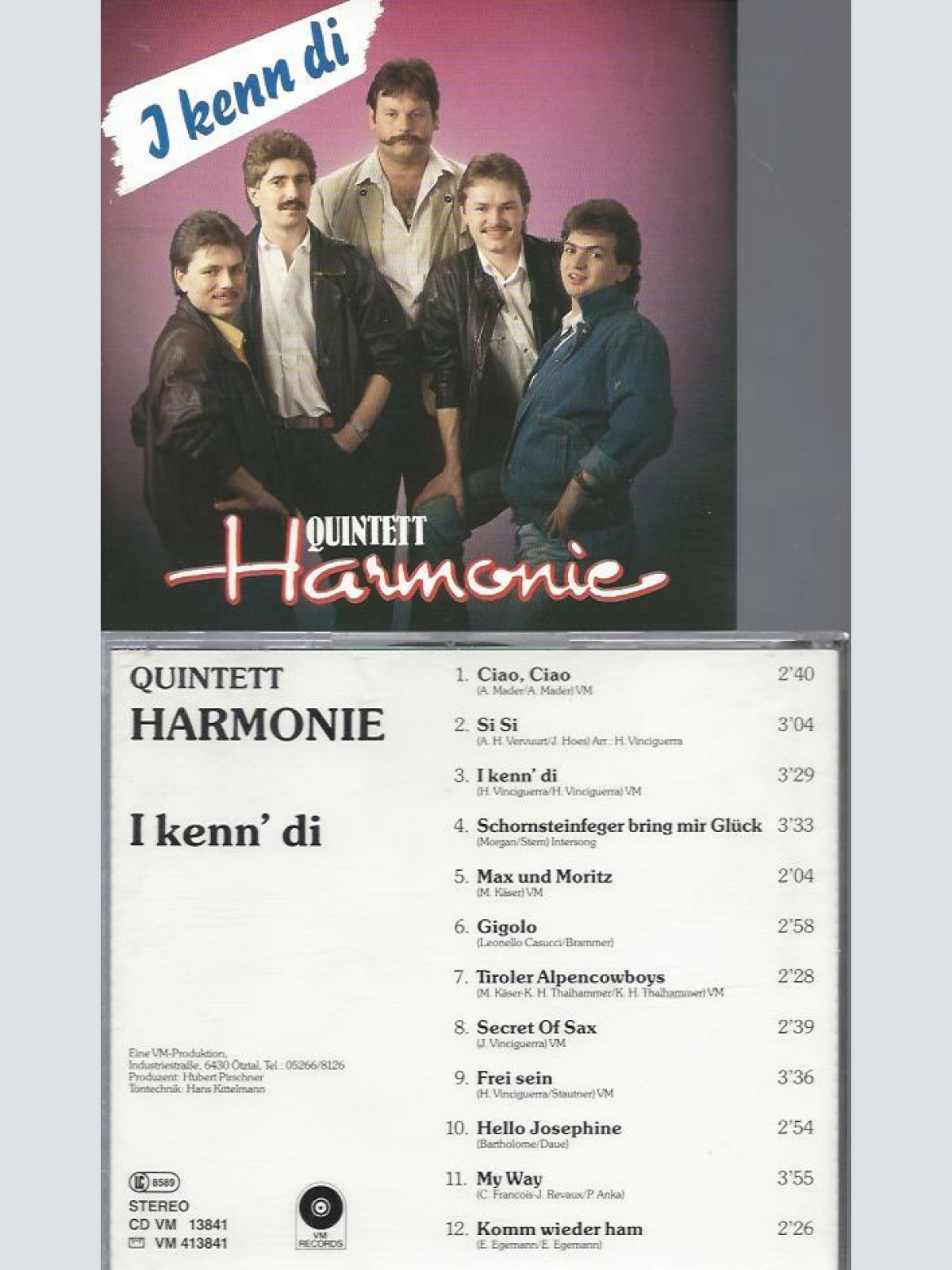 CD-Quintett Harmonie  //  I Kenn di