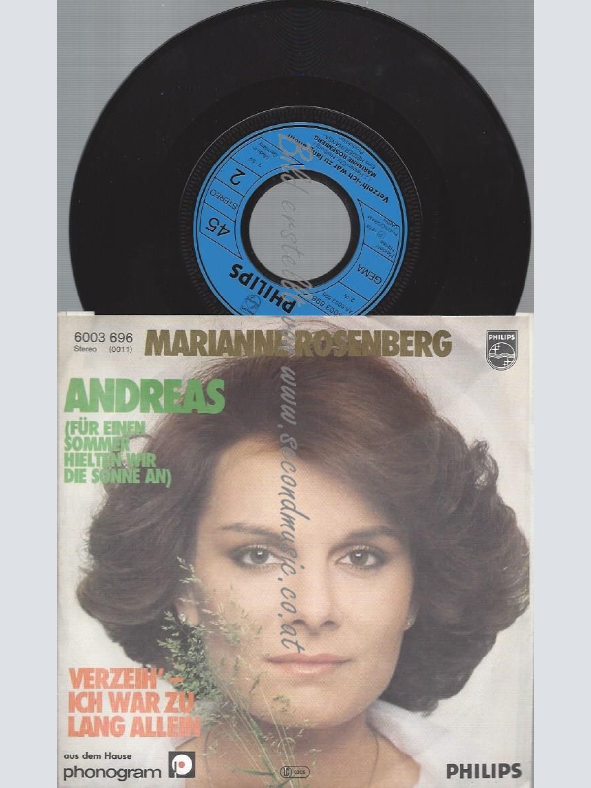 7"   Marianne Rosenberg – Andreas