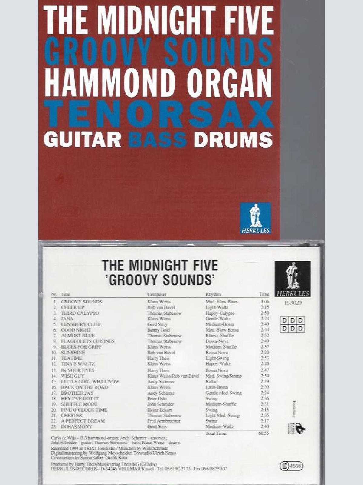 CD- The Midnight Five Groovy Sounds