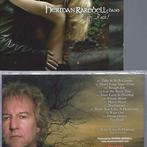 CD-- Herman Rarebell  I'm Back! //USED