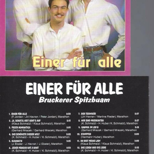 CD- Bruckerer Spitzbuam Einer für alle