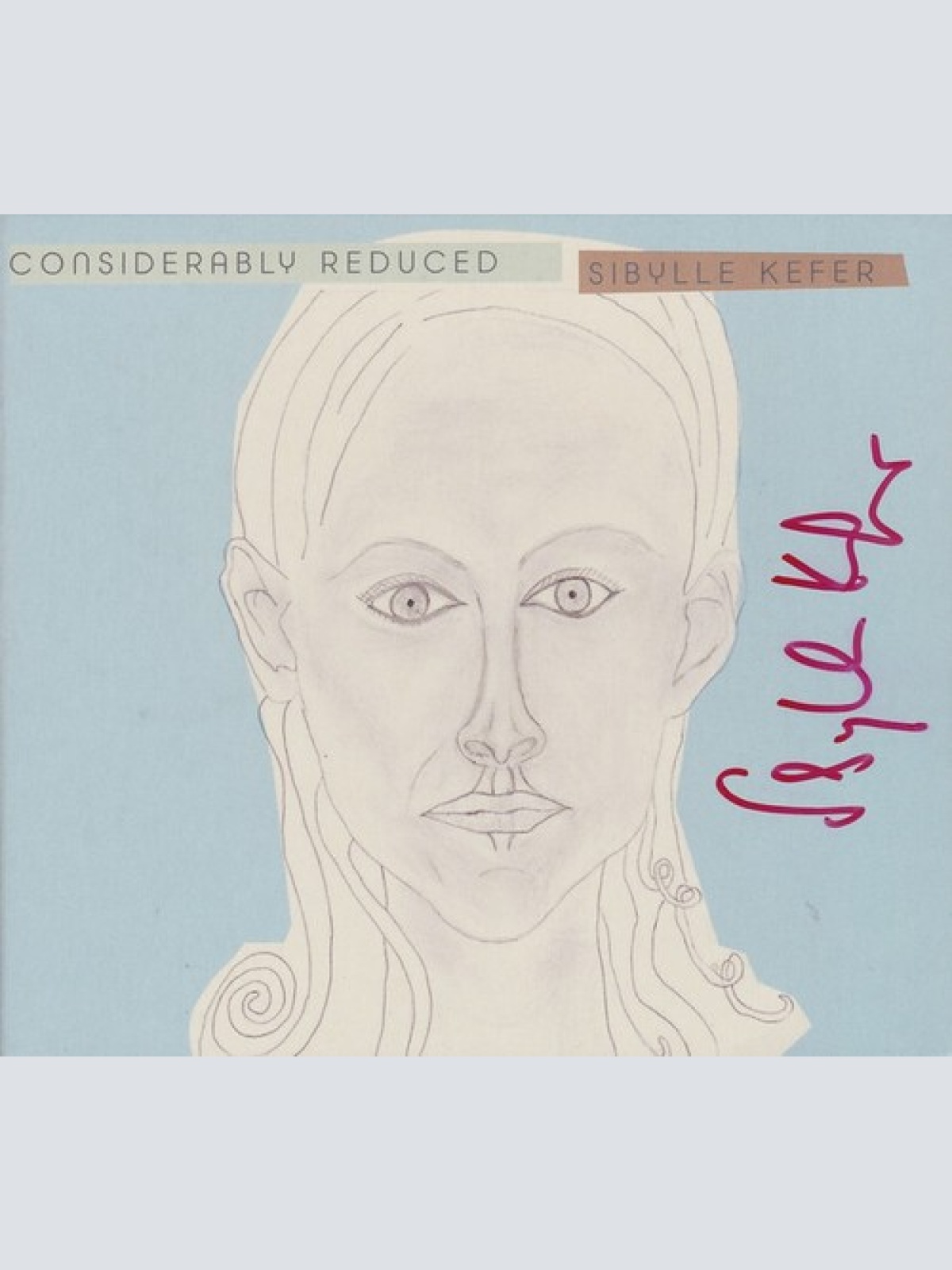 CD, Album Sibylle Kefer - Considerably Reduced