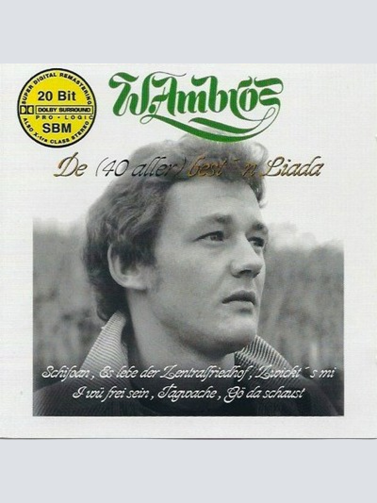 2xCD, Comp, RM W. Ambros* - De (40 Aller) Best'n Liada