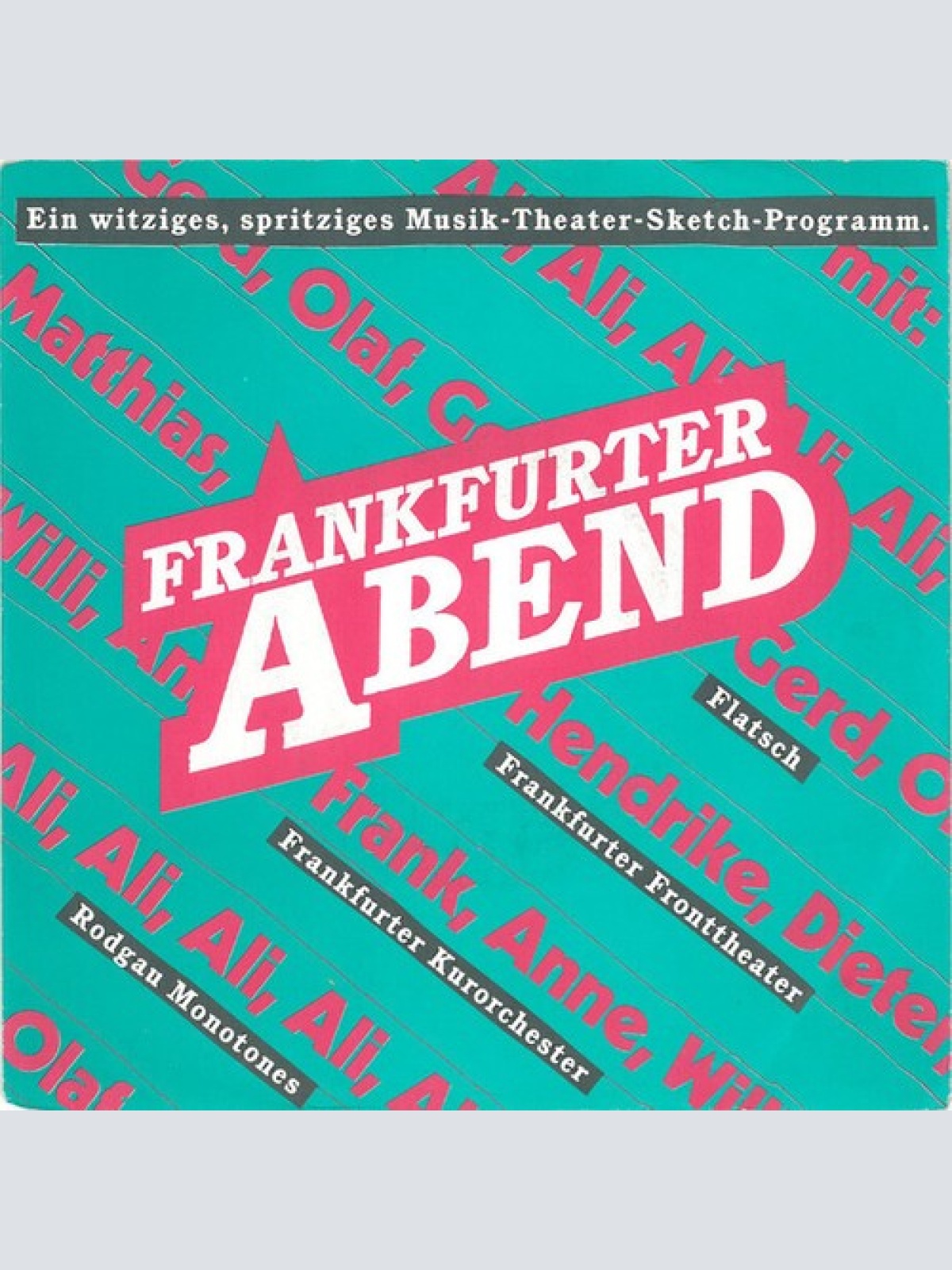 7", Single Frankfurter Abend - Francoforte