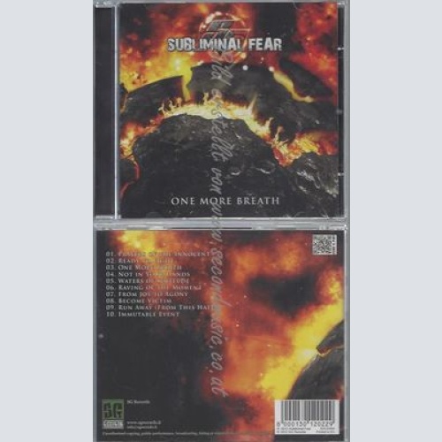 CD--SUBLIMINAL FEAR--ONE MORE BREATH | IMPORT