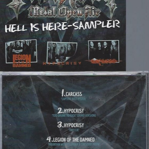 CD--PARTY SAN HELL IS HERE SAMPLER