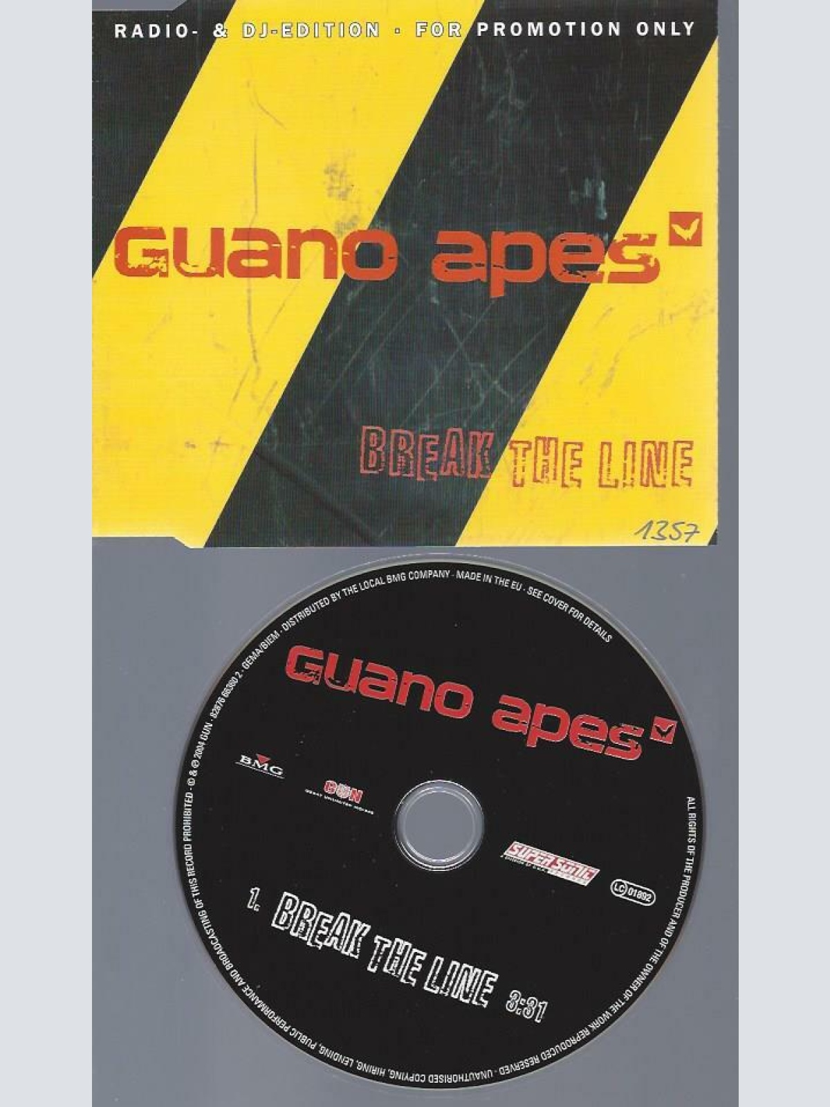 CD-- GUANO APES BREAK THE LINE