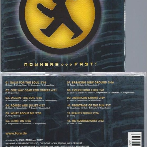 CD--FURY IN THE SLAUGHTERHOUSE NOWHERE FAST // USED