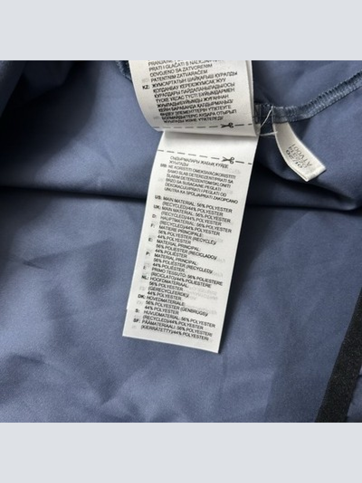 Adidas Running Windbreaker Jacke dünn Blau Herren Größe 2XL Maße siehe Fotos