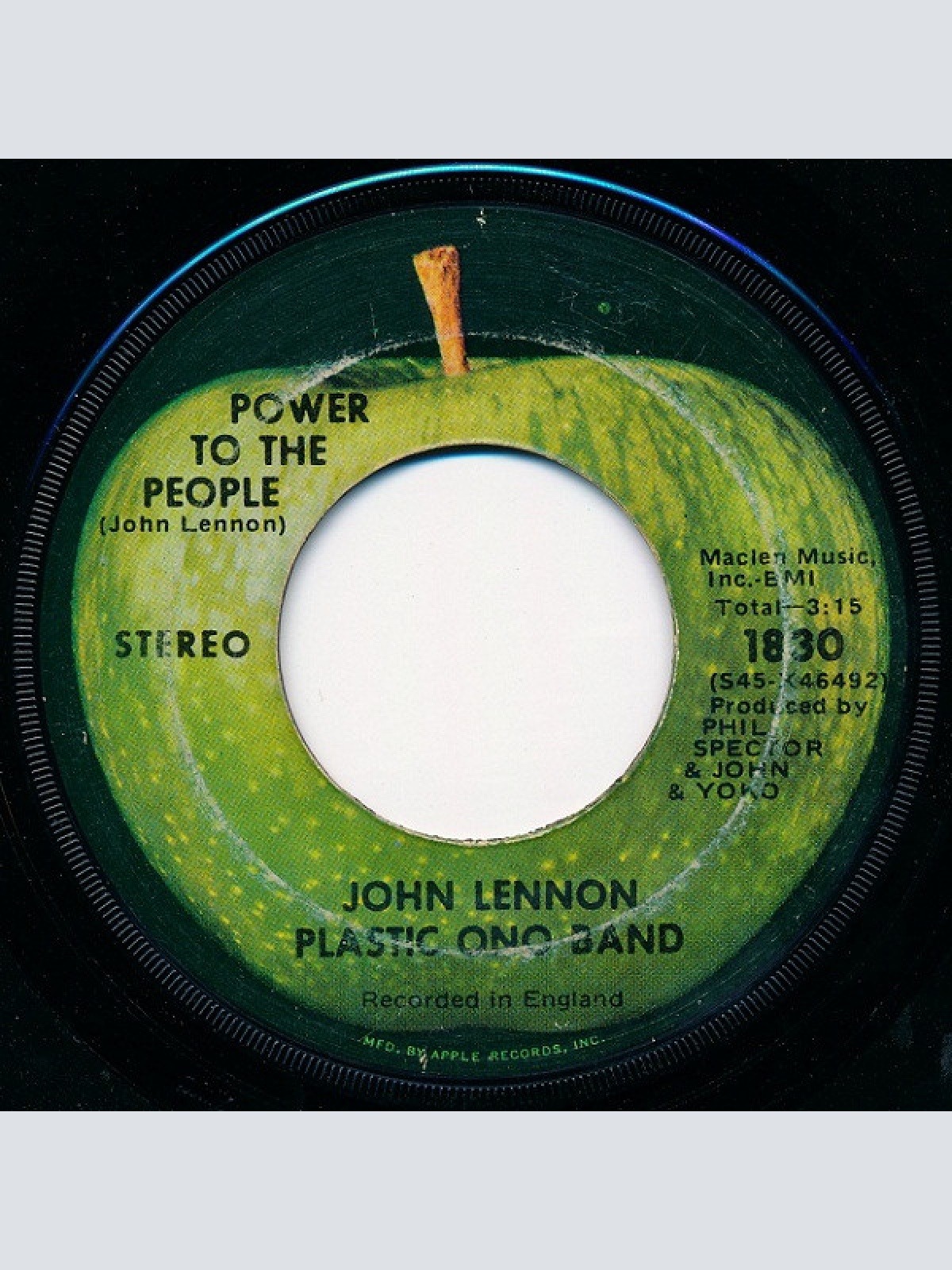John Lennon, Plastic Ono Band* - Power To The People (7", Single, Jac)